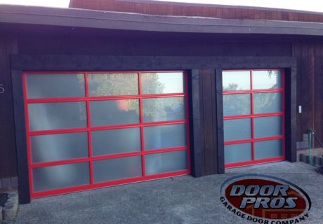 modern steel garage door style