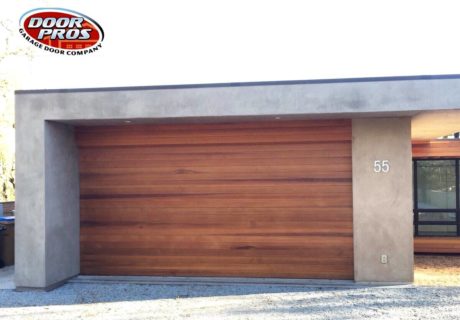 reserve wood garage door style