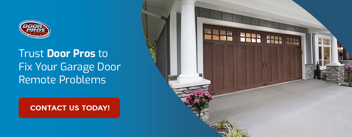 Contact Door Pros for Garage Door and Opener Repairs